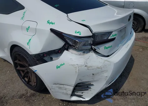 2017 Lexus Rc 200T из США, поврежденный, VIN JTHHA5BC7H5007304